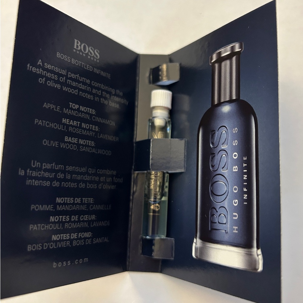 10 Hugo Boss Bottled Infinite Fragrance EDP spray lot. 10  samples each 1.5 ml